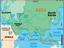 map of north korea