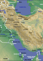 iran map physical