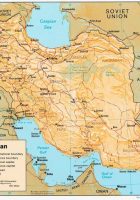 Iran Physical Map