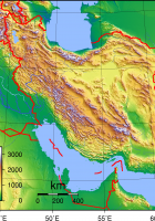 Iran Topography