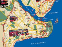 Istanbul Tourist Map