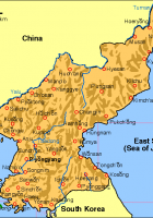 Korea north map