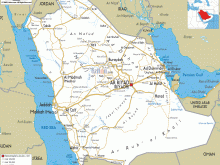 Saudi Arabia road map