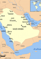Saudi Arabia map