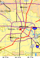 map of houston