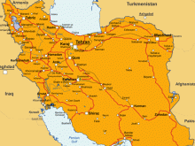 Political Map Of Iran