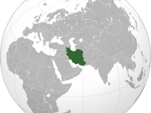 map of iran