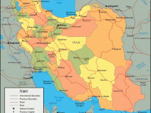 iran map