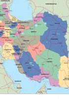 Political Map Of Iran
