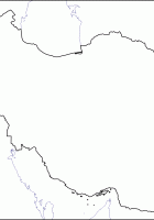 Blank Iran Map