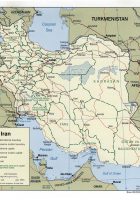 Political Map Of Iran