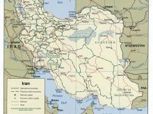 Political Map Of Iran