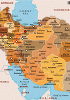 iran political map