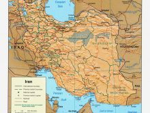 Map of Iran