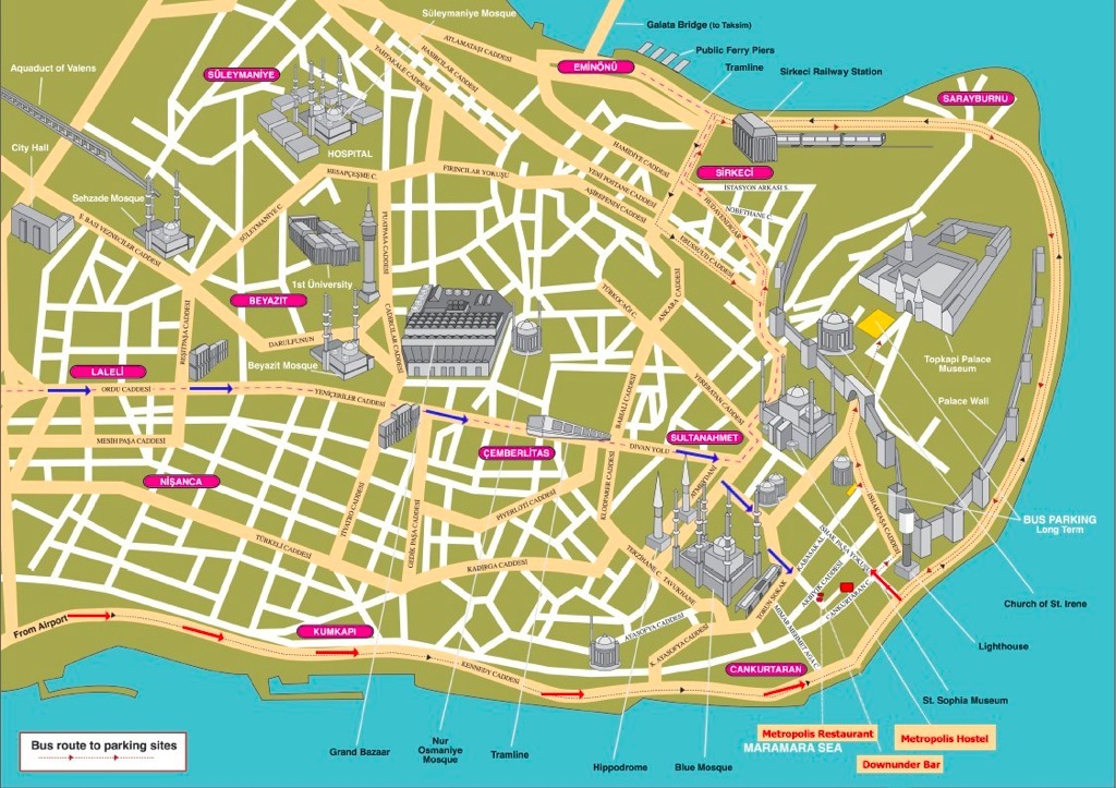 istanbul map istanbul map