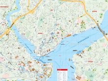 istanbul top tourist attractions map