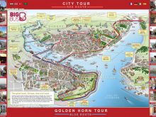 Istanbul Tourist Map