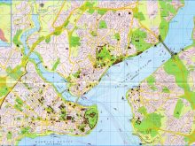 istanbul city map big