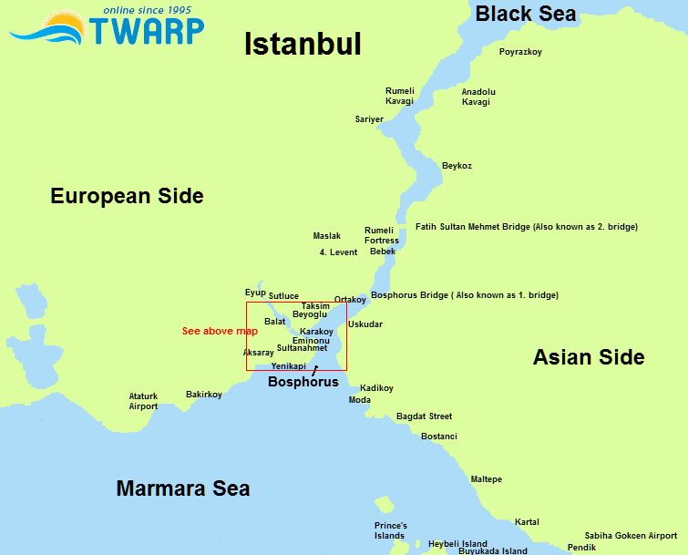 Istanbul Map Big Map Pictures