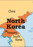 map of north korea