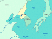 map of north korea