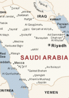 map of saudi arabia