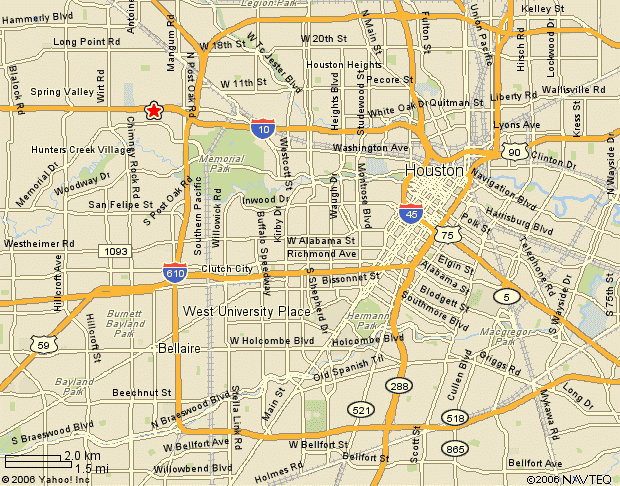 road map of houston road map of houston