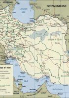 map iran