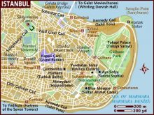 map of istanbul