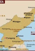 map of north korea