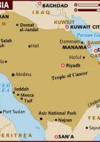 map of saudi arabia