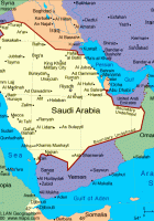 saudi arabia map