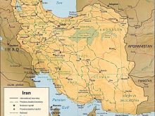 Political Map Of Iran