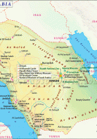 saudi arabia map