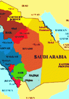 saudi arabia map