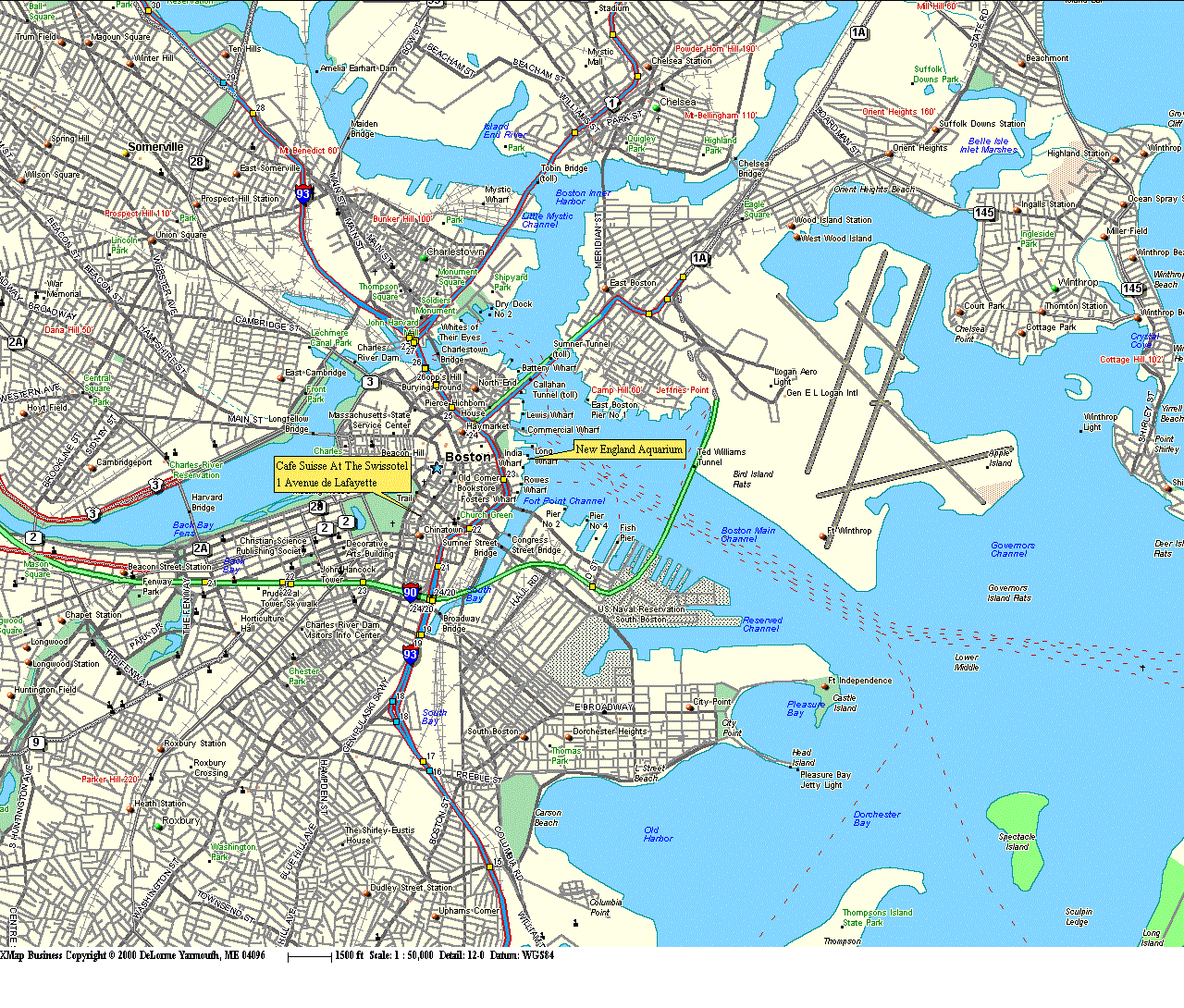 Бостон на карте. Карта Бостона и окрестностей. Бостон карта города с районами. Бостон карта города.