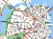 map of boston