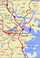 map of boston