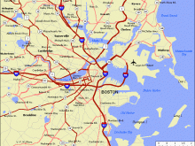 map of boston