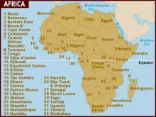 Africa map pictures