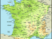 map of france