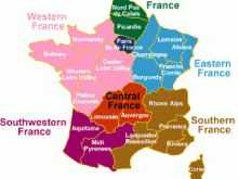 map of france