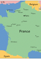 map of france