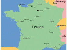 map of france