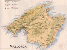 Map of Majorca