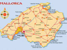 Map of Majorca