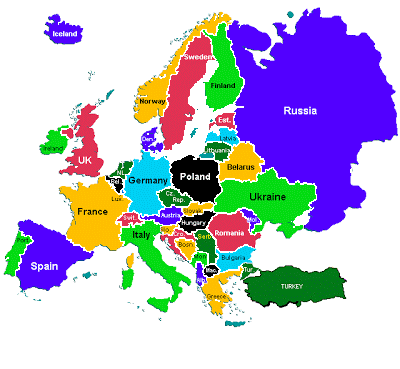 Politische Karte Europa Map Pictures