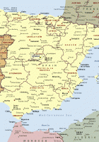 map of spain