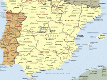 map of spain