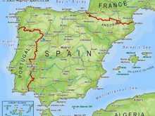 map of spain